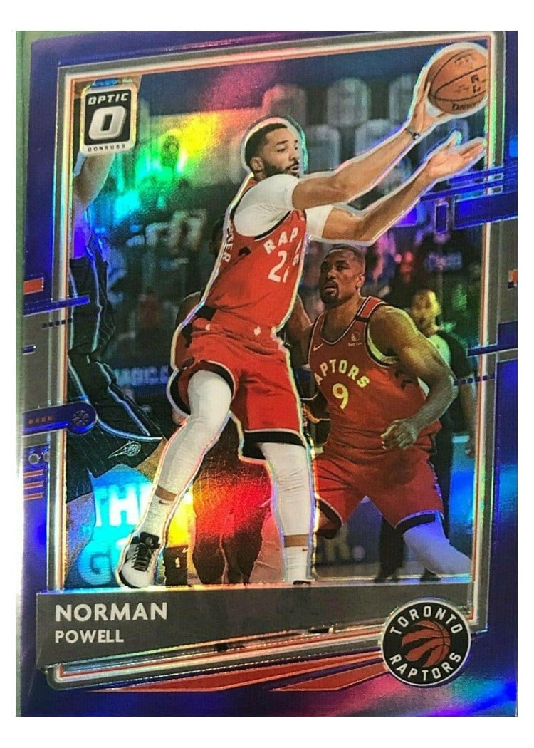 2020-21 Donruss Optic Base Set Norman Powell Purple #50 card