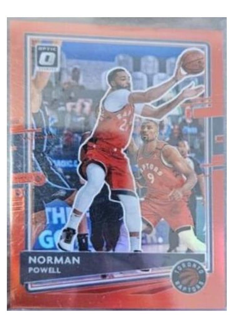 2020-21 Donruss Optic Base Set Norman Powell Red #50 card