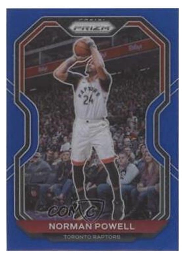 2020-21 Panini Prizm Base Set Norman Powell #157 card