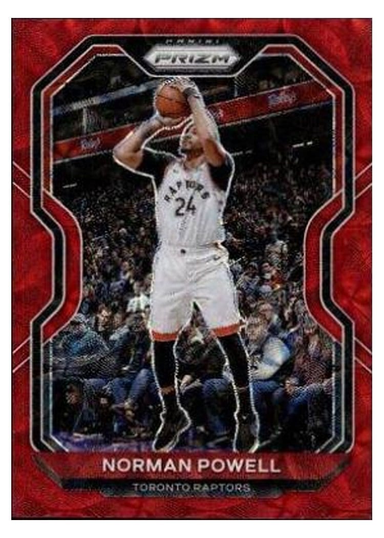 2020-21 Panini Prizm Base Set Norman Powell #157 card