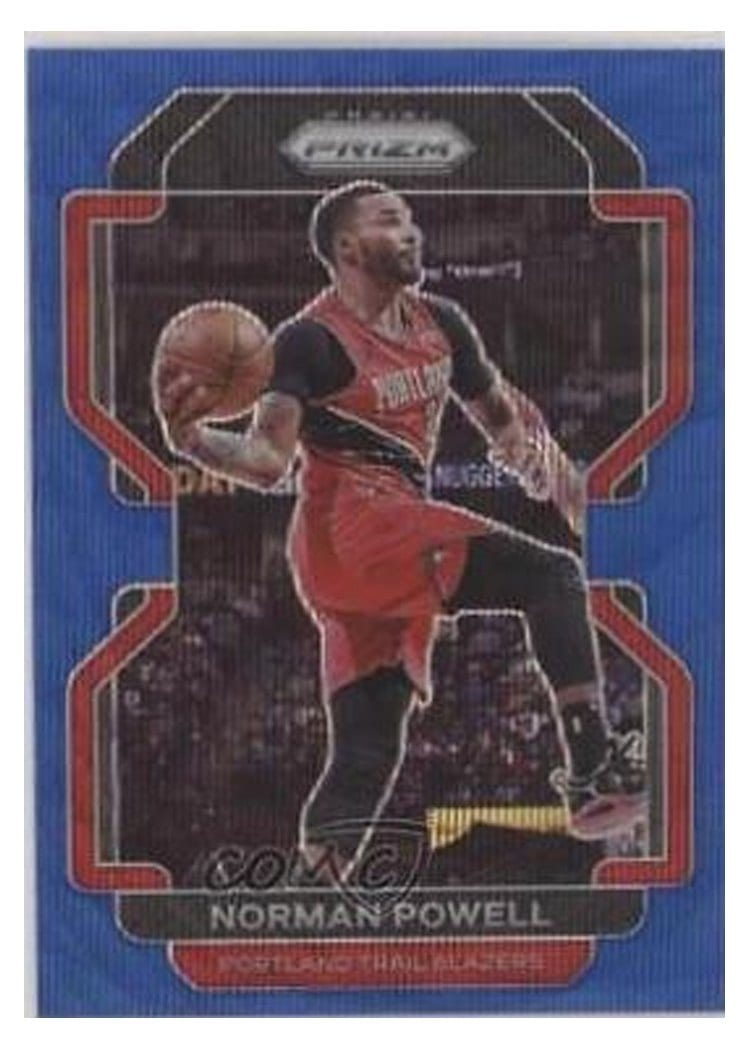 2021-22 Panini Prizm Base Set Norman Powell #119 card