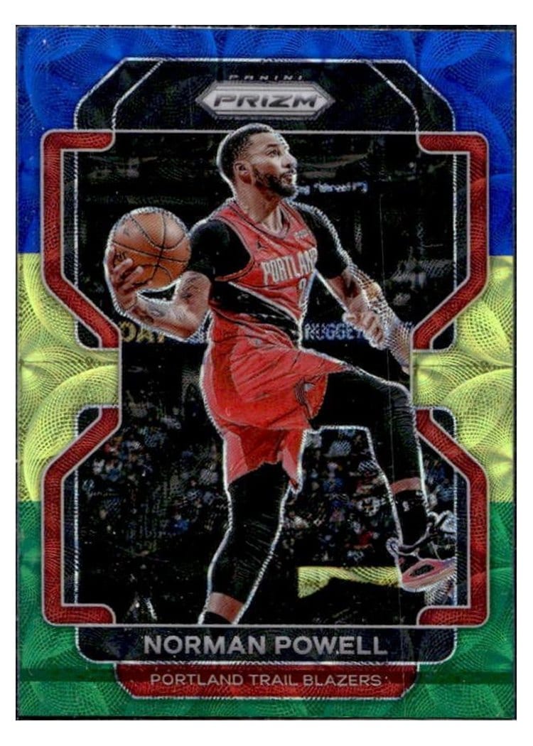 2021-22 Panini Prizm Base Set Norman Powell #119 card
