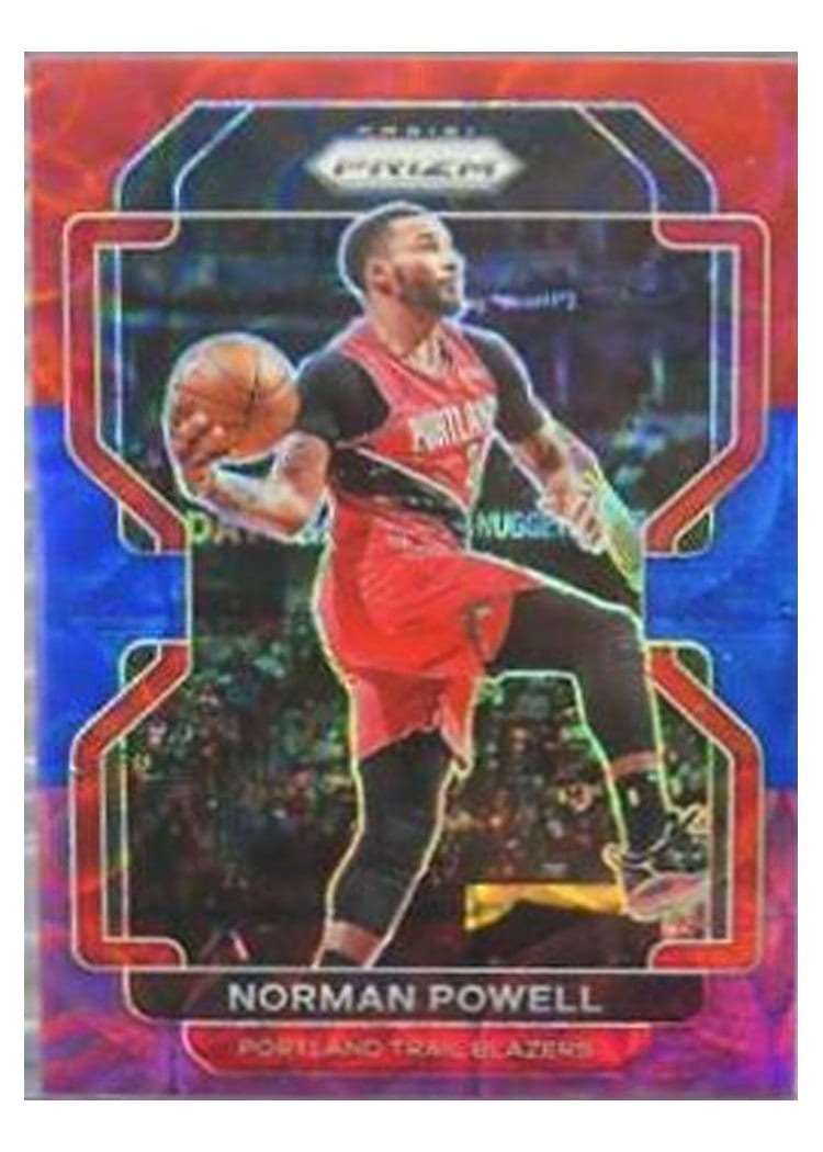 2021-22 Panini Prizm Base Set Norman Powell #119 card