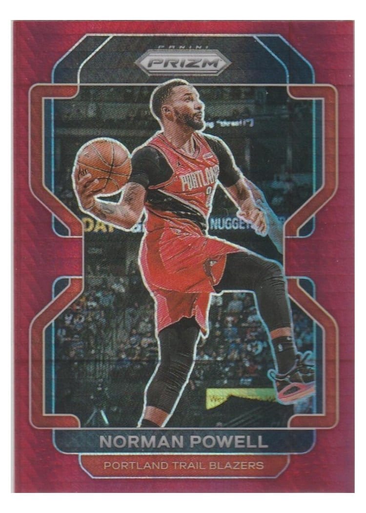 2021-22 Panini Prizm Base Set Norman Powell #119 card