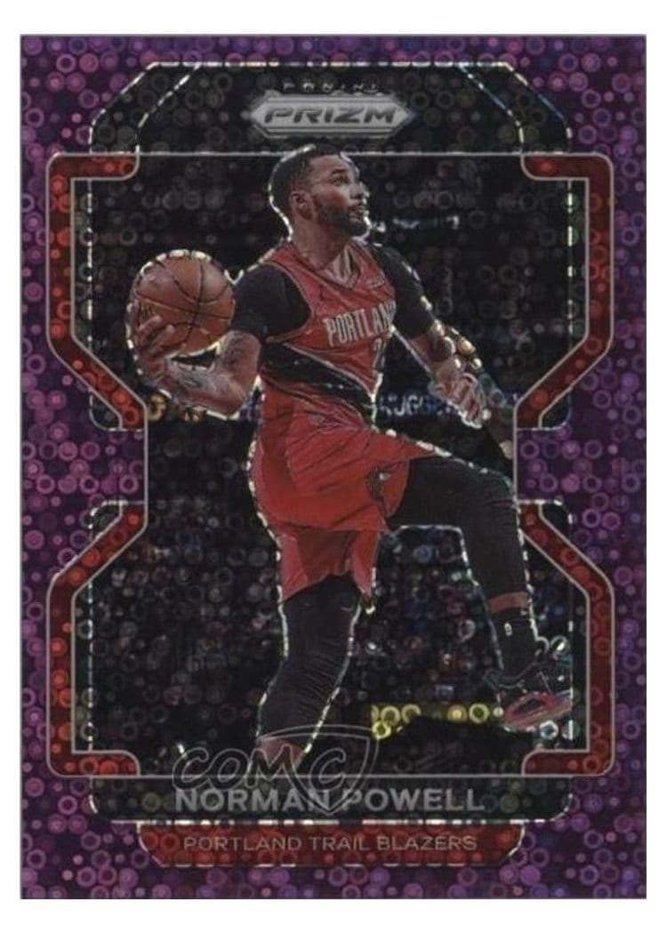 2021-22 Panini Prizm Base Set Norman Powell #119 card