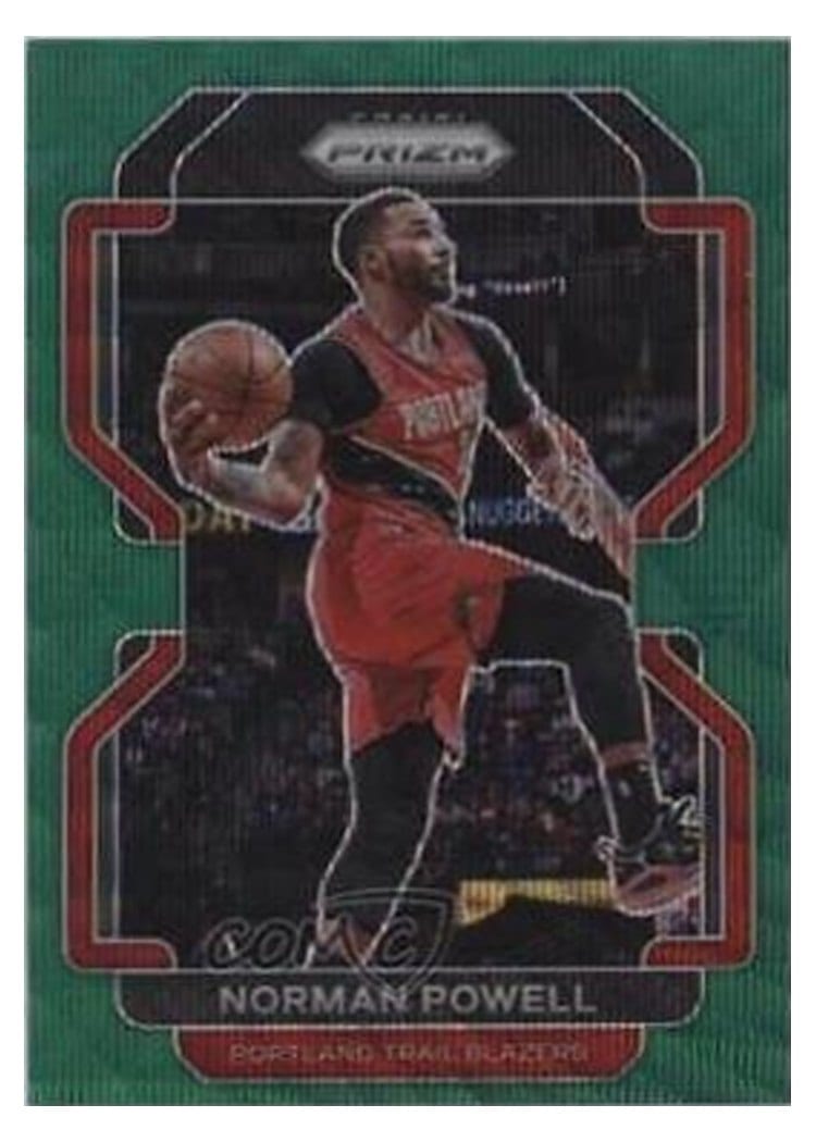 2021-22 Panini Prizm Base Set Norman Powell #119 card