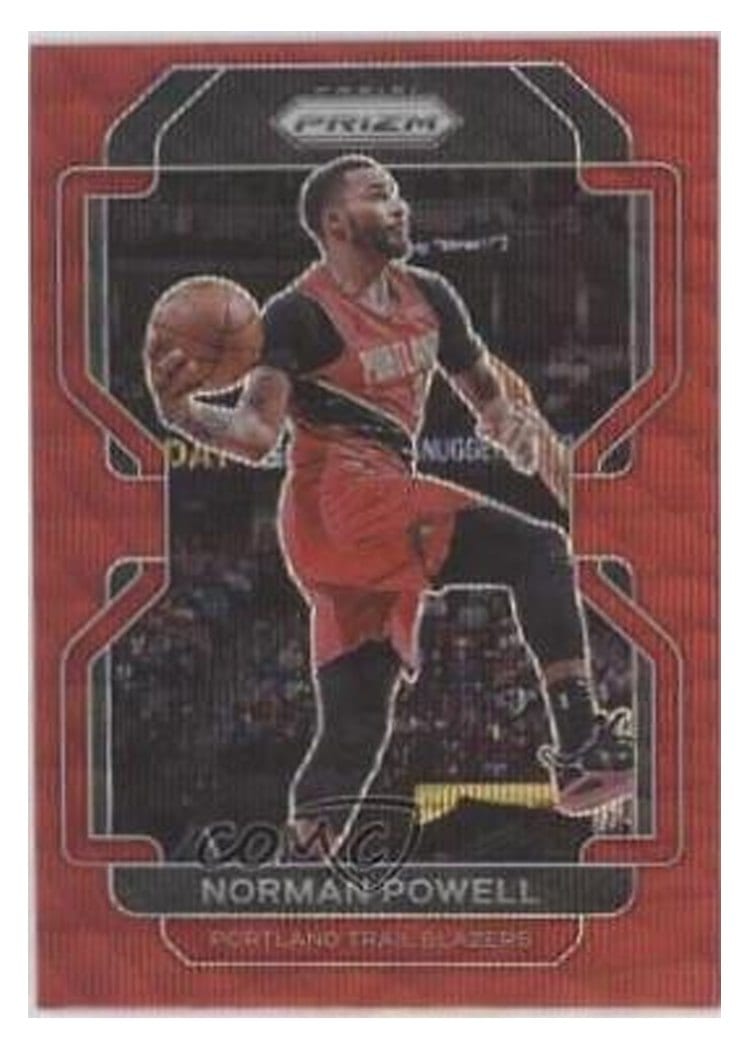 2021-22 Panini Prizm Base Set Norman Powell #119 card