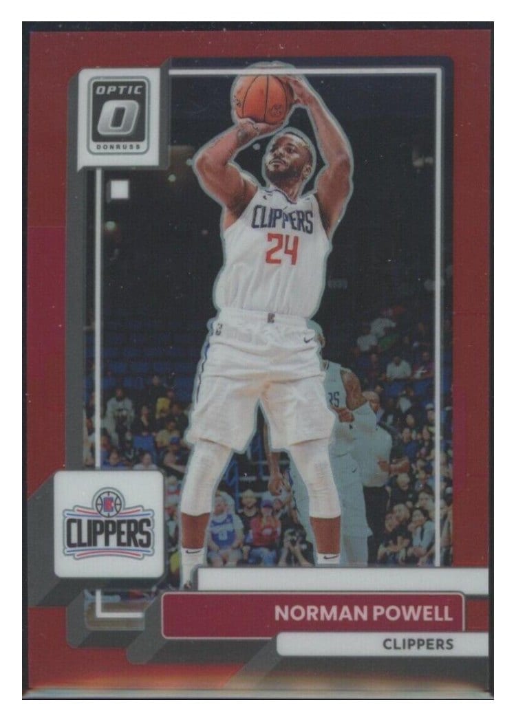 2022-23 Donruss Optic Base Set Norman Powell Choice Red #106 card