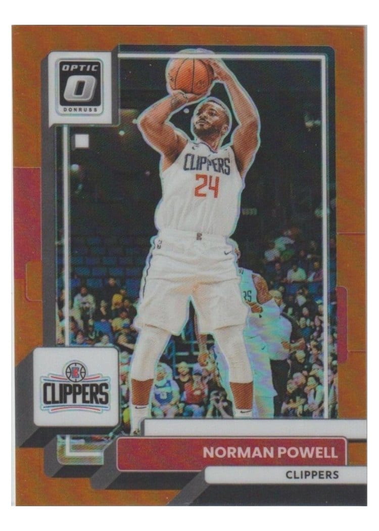 2022-23 Donruss Optic Base Set Norman Powell Orange #106 card