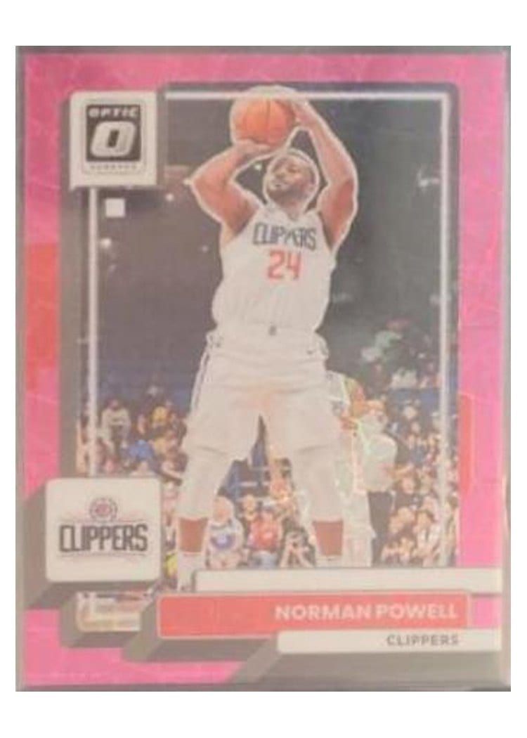 2022-23 Donruss Optic Base Set Norman Powell Pink Velocity #106 card