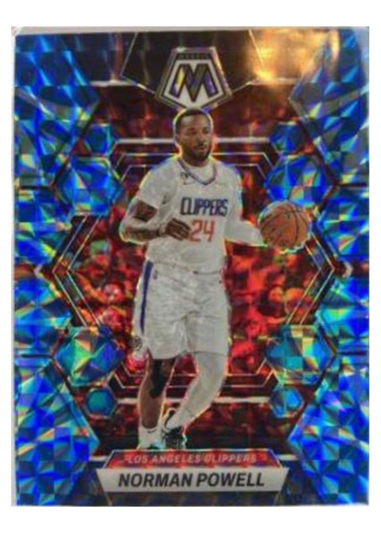 2022-23 Panini Mosaic Base Set Norman Powell Reactive Blue #27 card