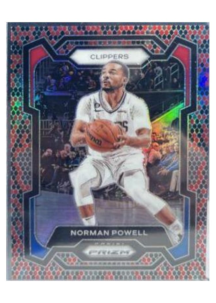2023-24 Panini Prizm Base Set Norman Powell Snakeskin #274 card