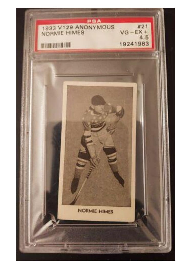 1933 V129 Anonymous Normie Himes #21 card