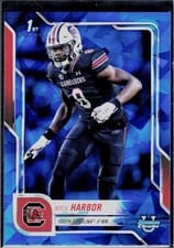 2025 Bowman University Chrome Sapphire Base Set Nyck Harbor #82 card