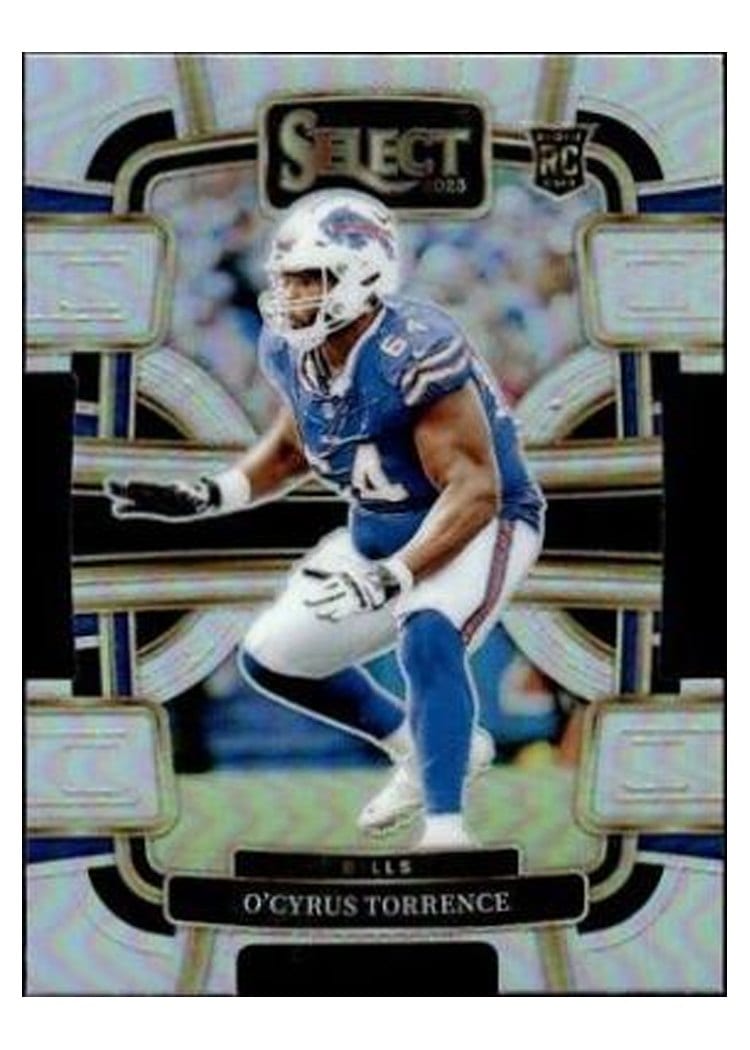 2023 Panini Select Base Set O'Cyrus Torrence Silver Prizm #12 card