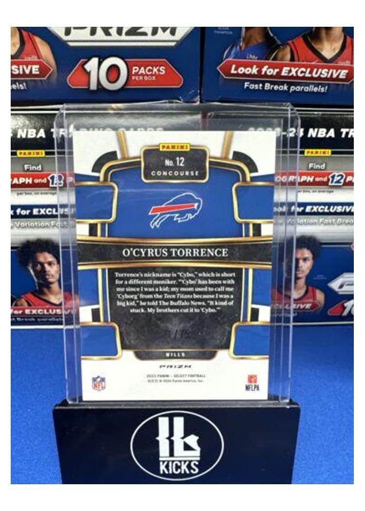2023 Panini Select Base Set O'Cyrus Torrence #12 card