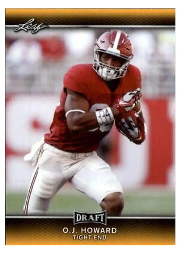 2017 Leaf Draft O.J. Howard #54 card