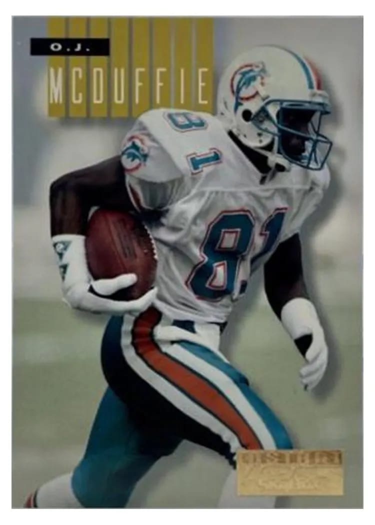 1994 Skybox Impact Instant O.J. McDuffie #R11 card