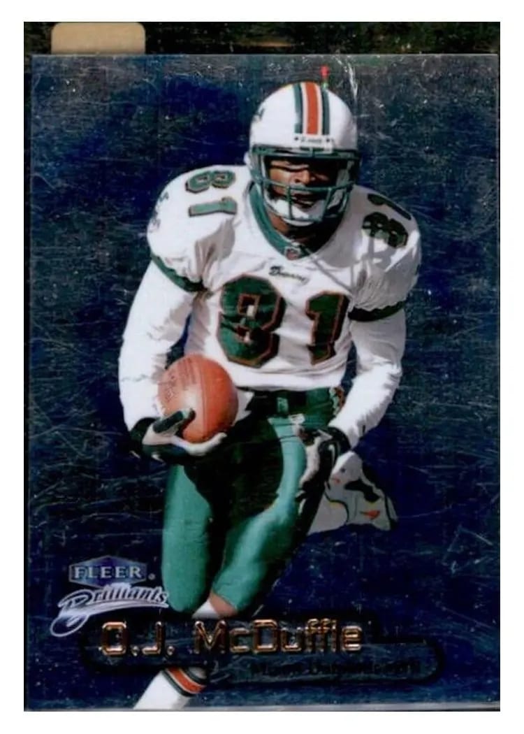 1998 Fleer Brilliants O.J. McDuffie #54B card