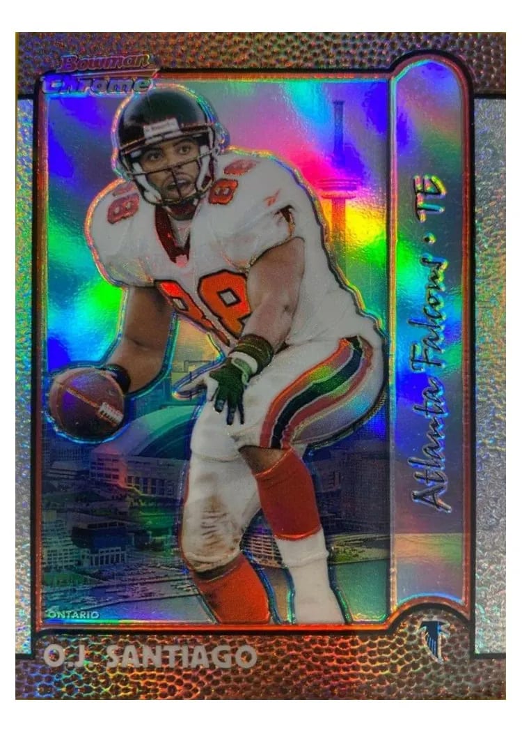 1999 Bowman Chrome O.J. Santiago #54 card