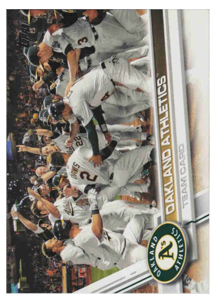 2017 Topps Base Set Oakland Athletics #558 card