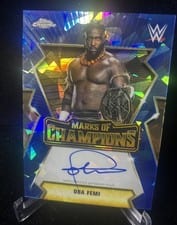 2026 Topps Chrome WWE Marks of Champions Autographs Oba Femi #MOC-OF card