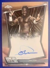 2026 Topps Chrome WWE NXT Autographs Oba Femi #NXT-OBA card