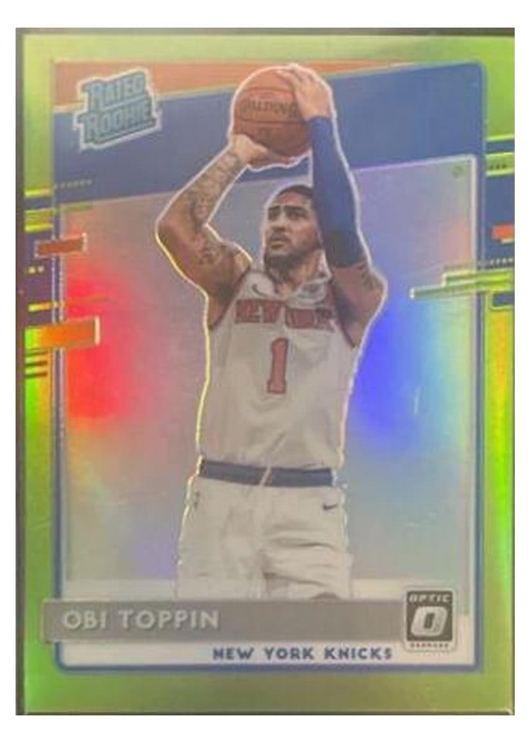 2020-21 Donruss Optic Base Set Obi Toppin #158 card