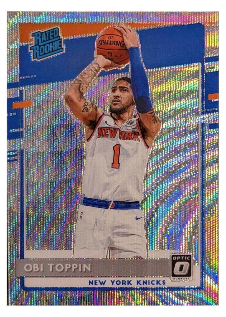 2020-21 Donruss Optic Base Set Obi Toppin #158 card