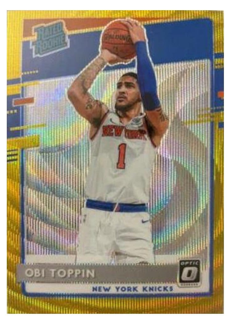 2020-21 Donruss Optic Base Set Obi Toppin #158 card