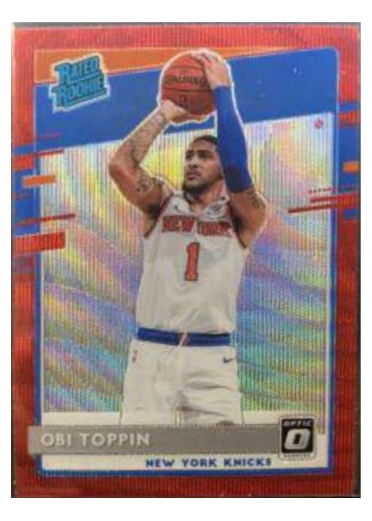 2020-21 Donruss Optic Base Set Obi Toppin #158 card