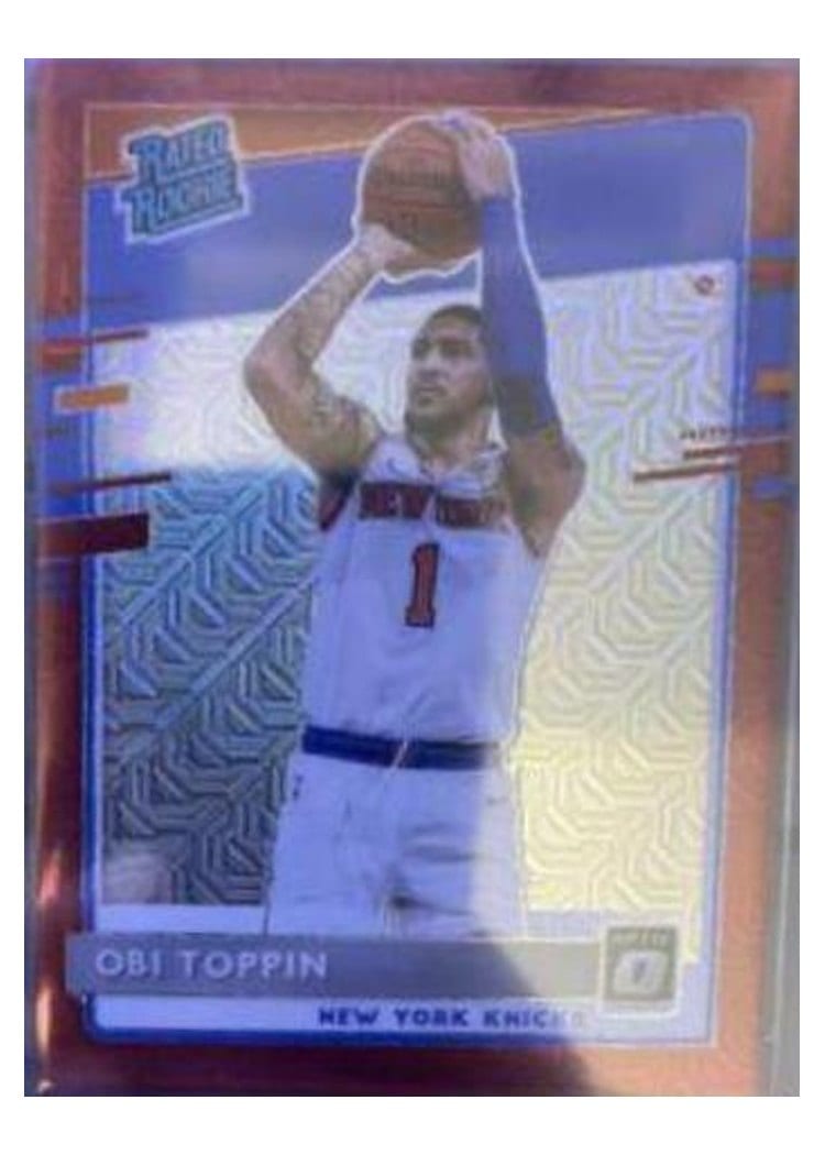 2020-21 Donruss Optic Base Set Obi Toppin Choice Red #158 card