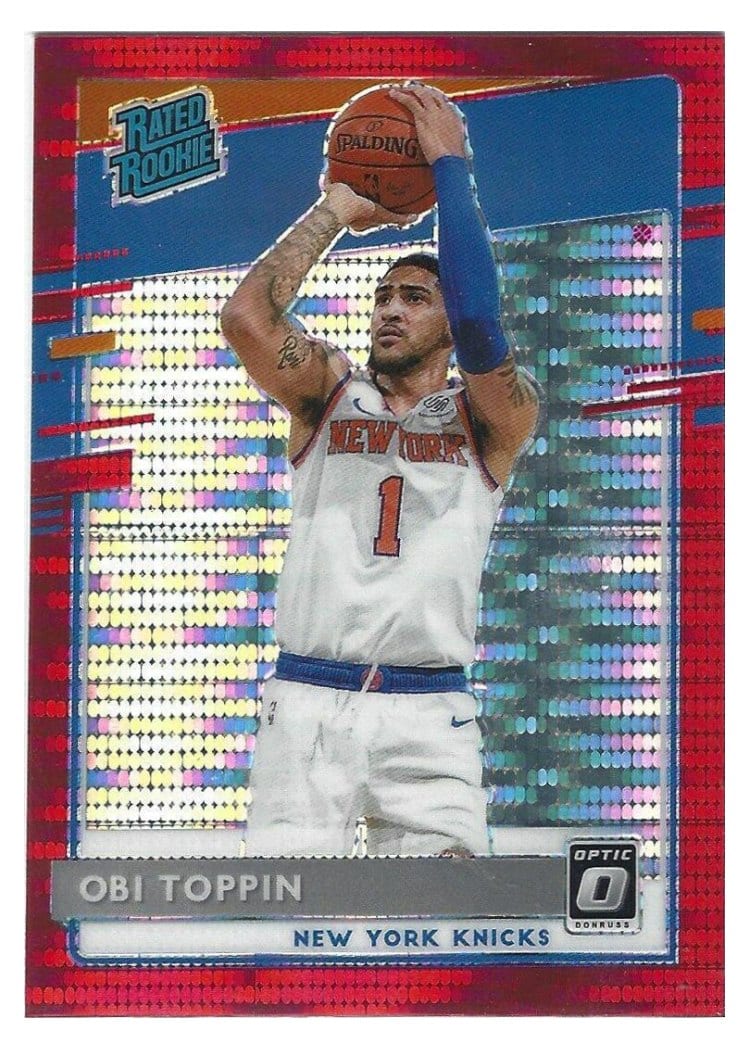 2020-21 Donruss Optic Base Set Obi Toppin #158 card