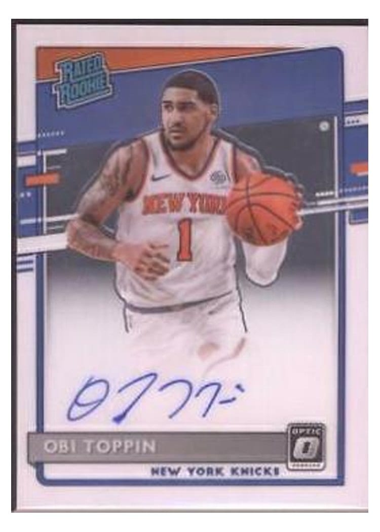 2020-21 Donruss Optic Base Set Obi Toppin #158 card