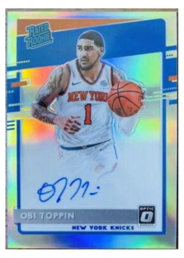 2020-21 Donruss Optic Base Set Obi Toppin #158 card