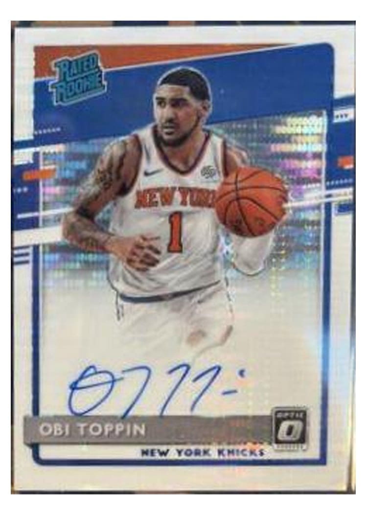 2020-21 Donruss Optic Base Set Obi Toppin #158 card