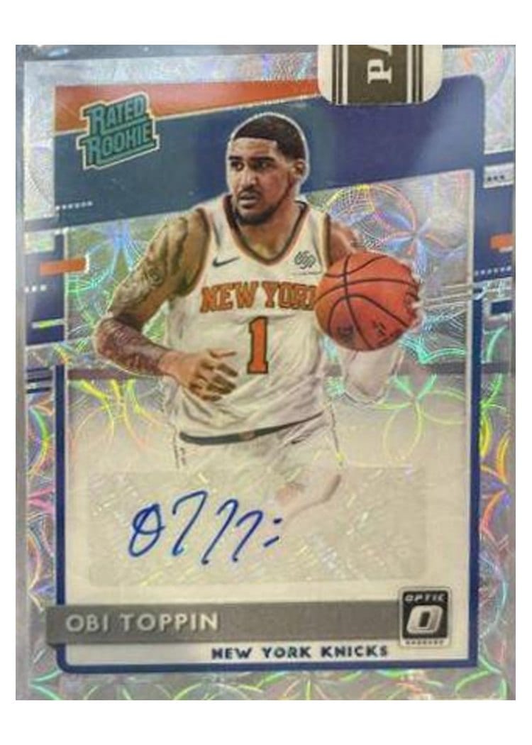 2020-21 Donruss Optic Base Set Obi Toppin #158 card