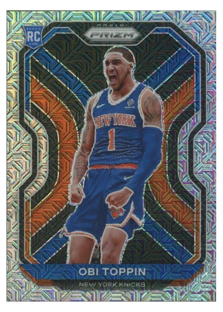 2020-21 Panini Prizm Base Set Obi Toppin #280 card