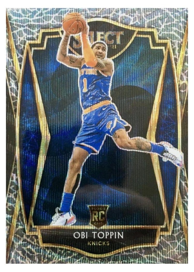 2020-21 Panini Select Base Set Obi Toppin #187 card