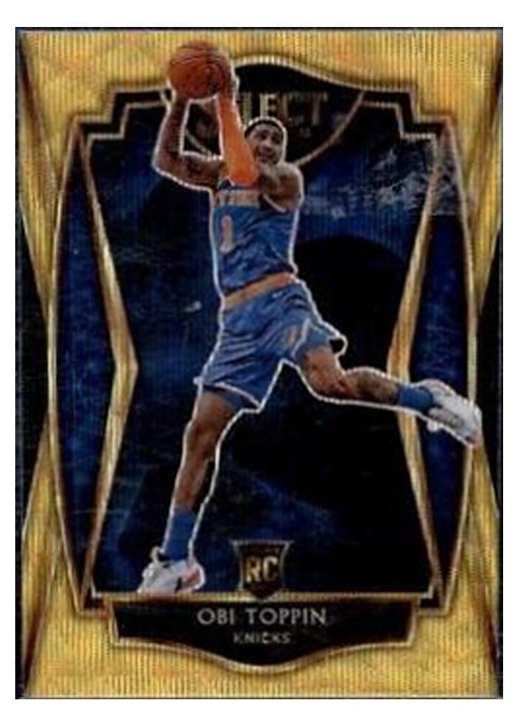 2020-21 Panini Select Base Set Obi Toppin #187 card