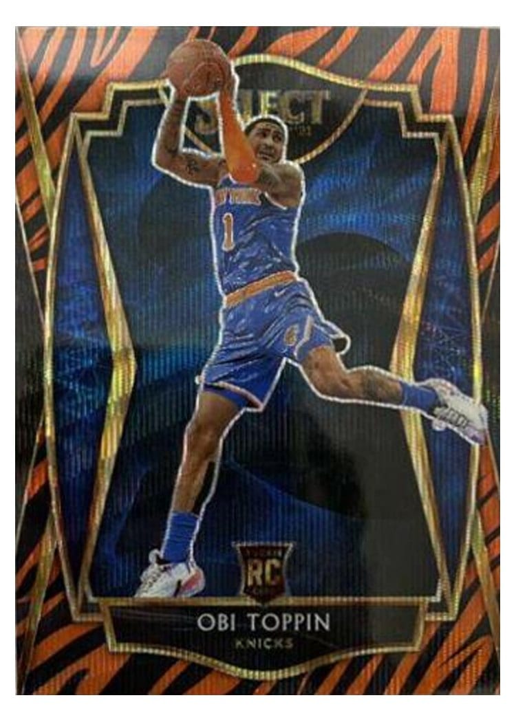2020-21 Panini Select Base Set Obi Toppin #187 card