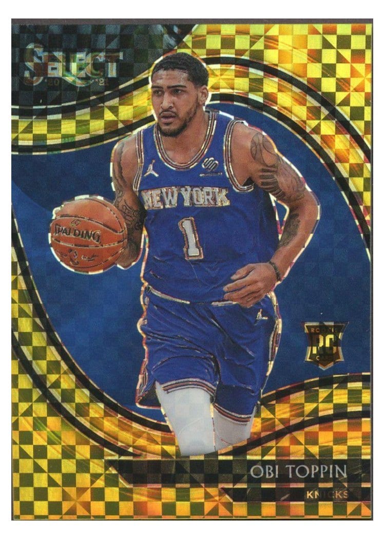 2020-21 Panini Select Base Set Obi Toppin #293 card