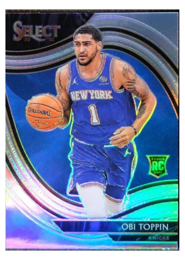 2020-21 Panini Select Base Set Obi Toppin #293 card