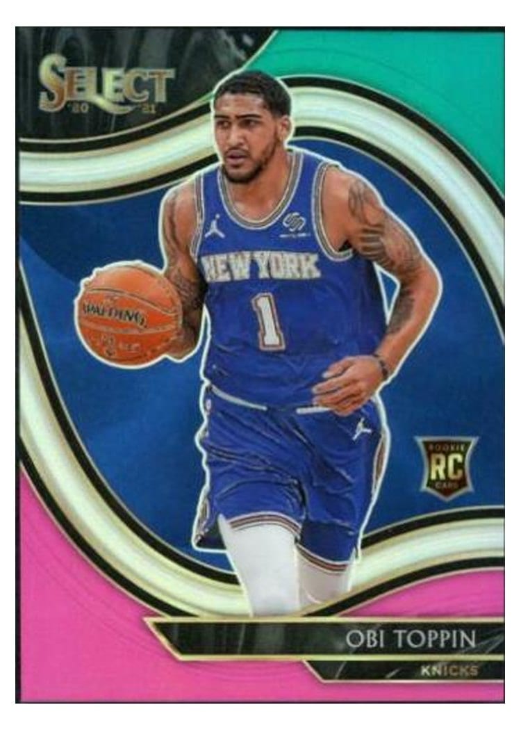 2020-21 Panini Select Base Set Obi Toppin #293 card