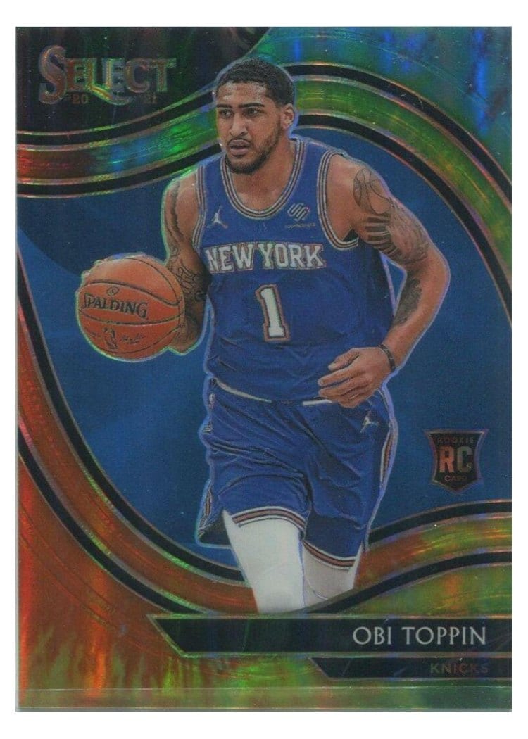 2020-21 Panini Select Base Set Obi Toppin #293 card