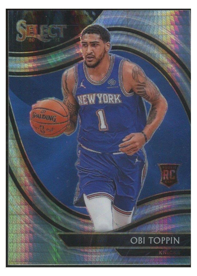 2020-21 Panini Select Base Set Obi Toppin #293 card