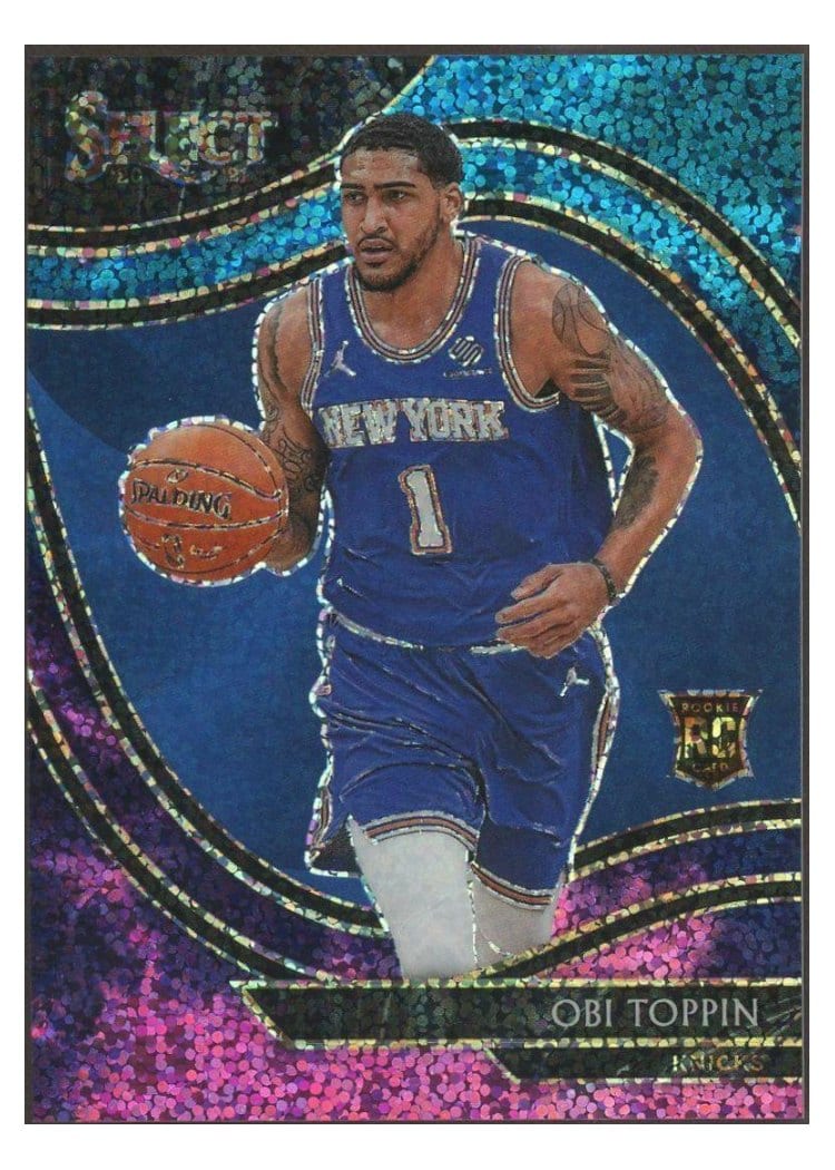 2020-21 Panini Select Base Set Obi Toppin #293 card
