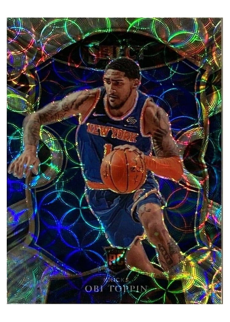 2020-21 Panini Select Base Set Obi Toppin Scope Prizm #68 card