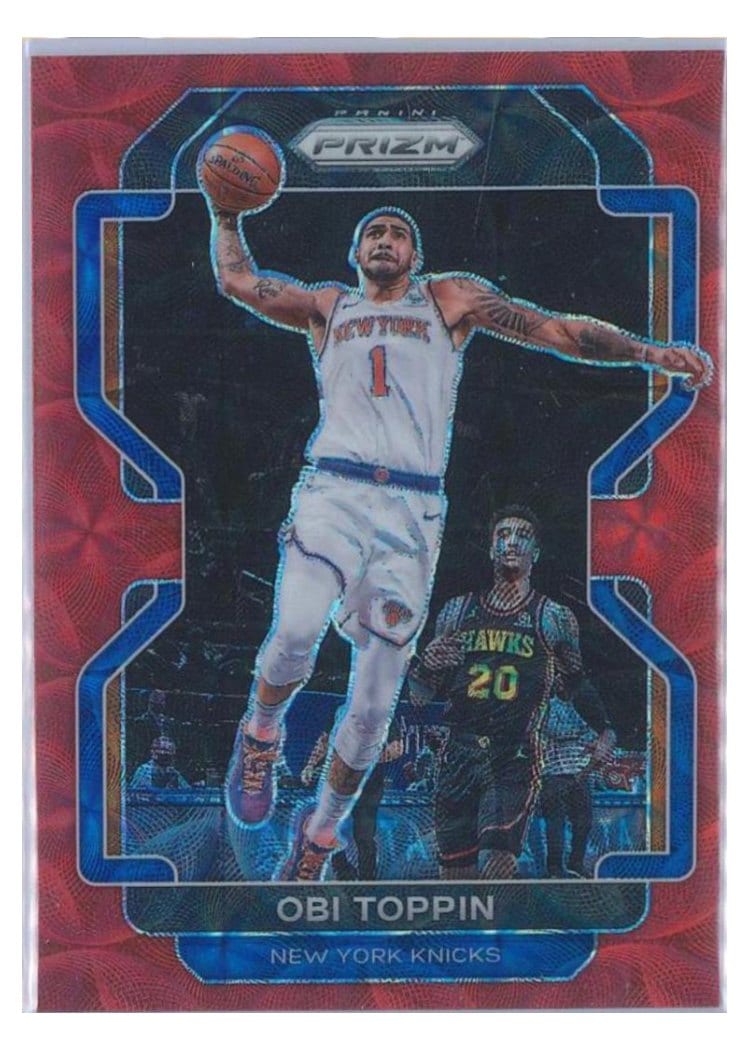2021-22 Panini Prizm Base Set Obi Toppin #141 card