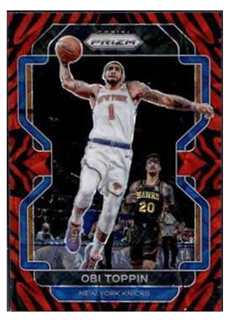 2021-22 Panini Prizm Base Set Obi Toppin #141 card